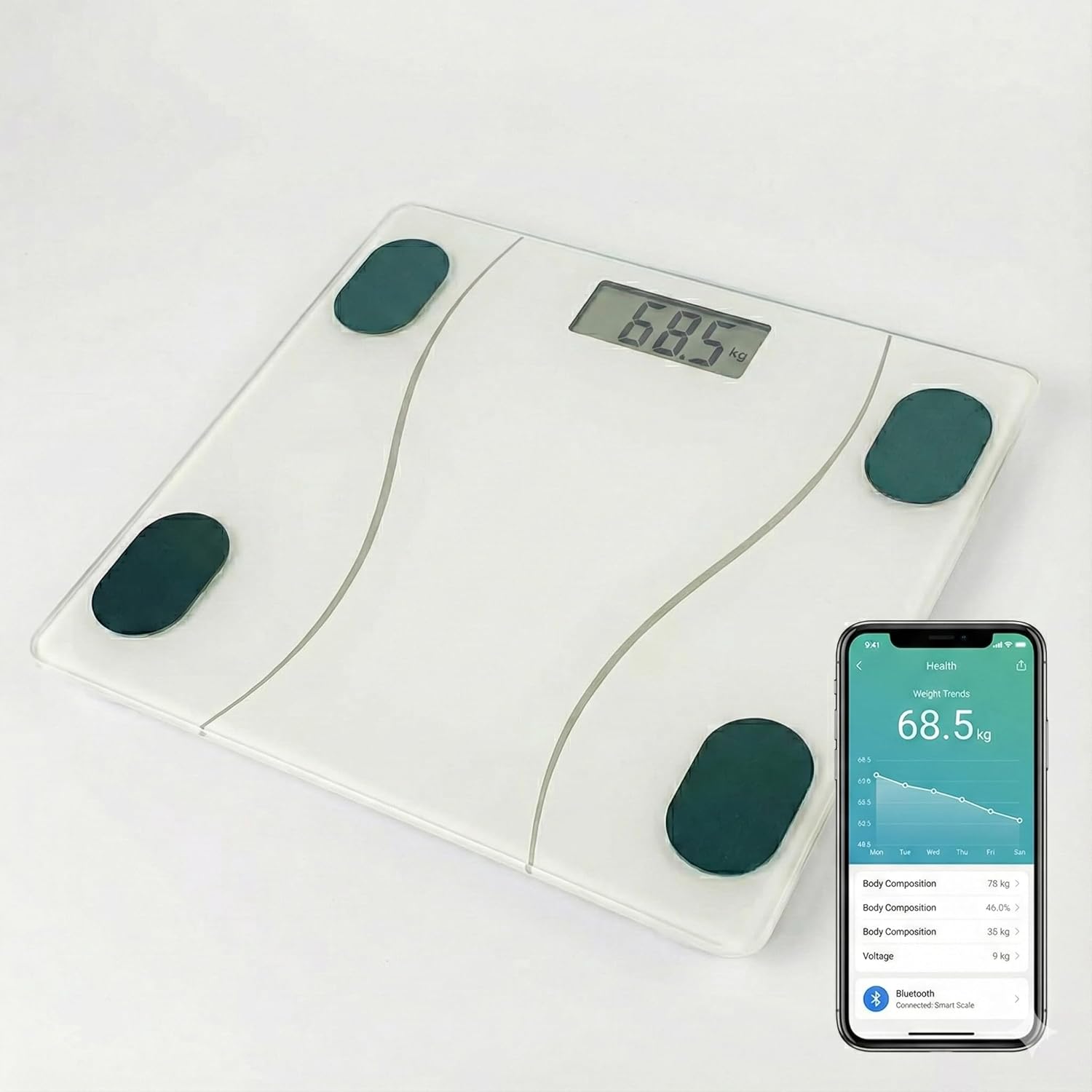Gripit Smart BMI 16 Parameters Scale